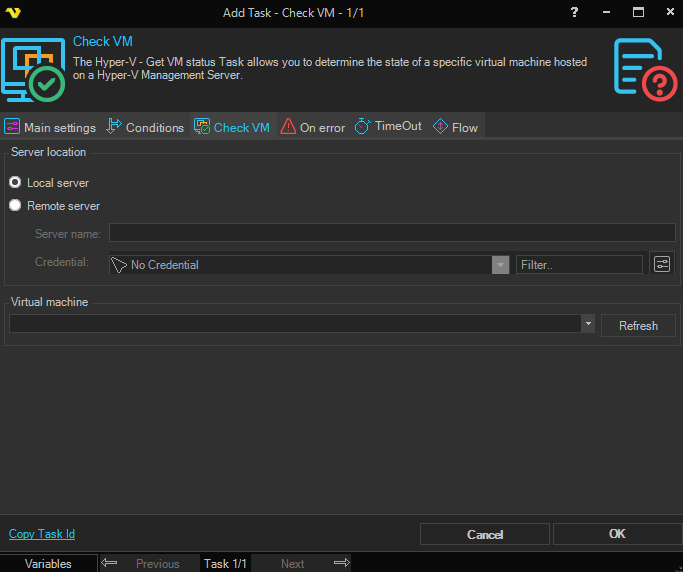 check-vm | VisualCron Documentation