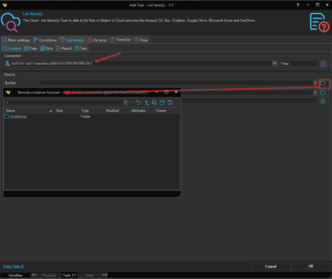 job-tasks-cloud-remote-file-filter | VisualCron Documentation