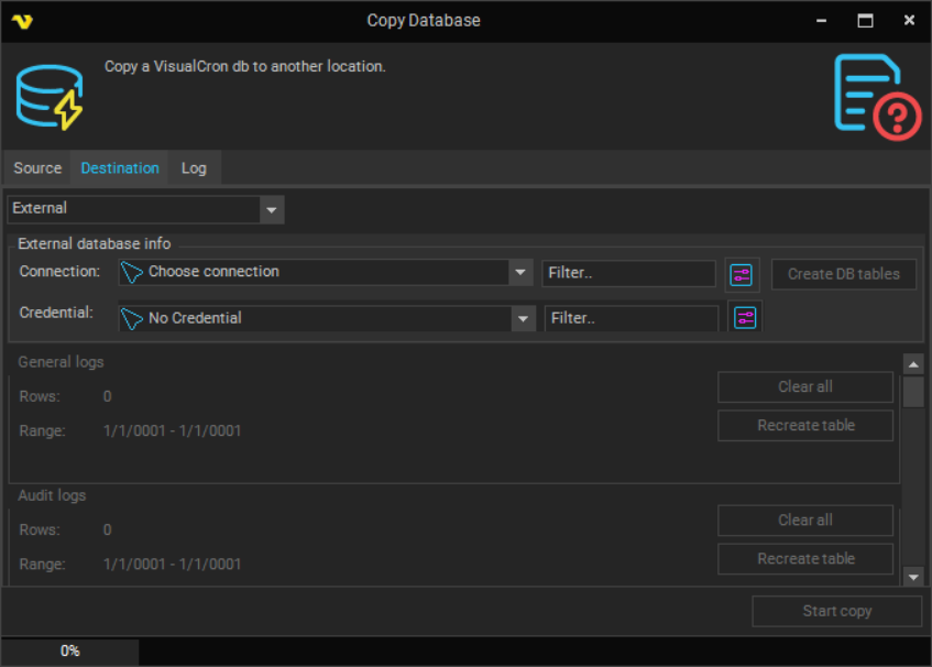 settings-log-settings | VisualCron Documentation
