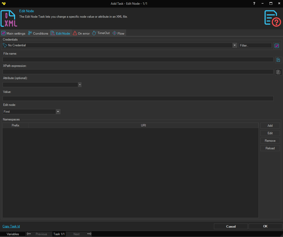 edit-node | VisualCron Documentation