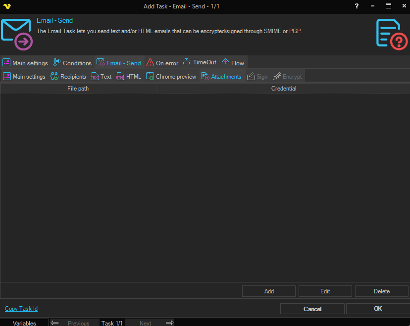 email | VisualCron Documentation