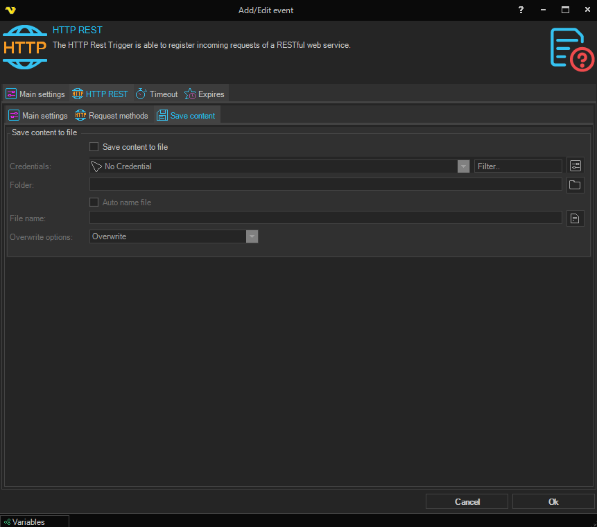 event-trigger-http-rest | VisualCron Documentation