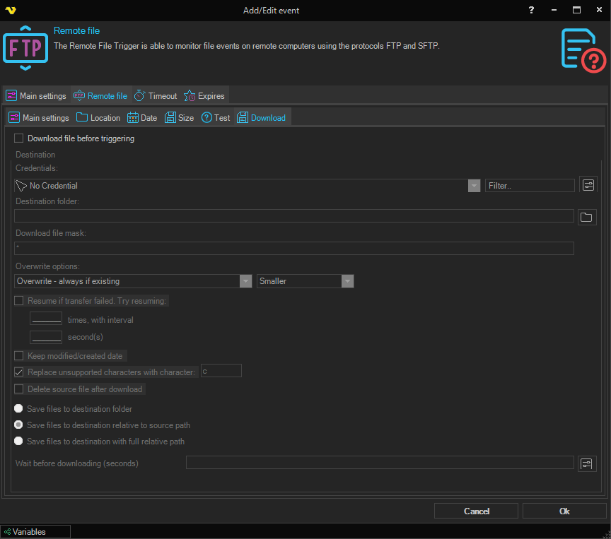 event-trigger-remote-file | VisualCron Documentation