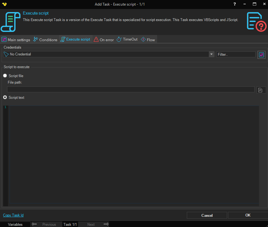 job-tasks-task-process-execute-script | VisualCron Documentation