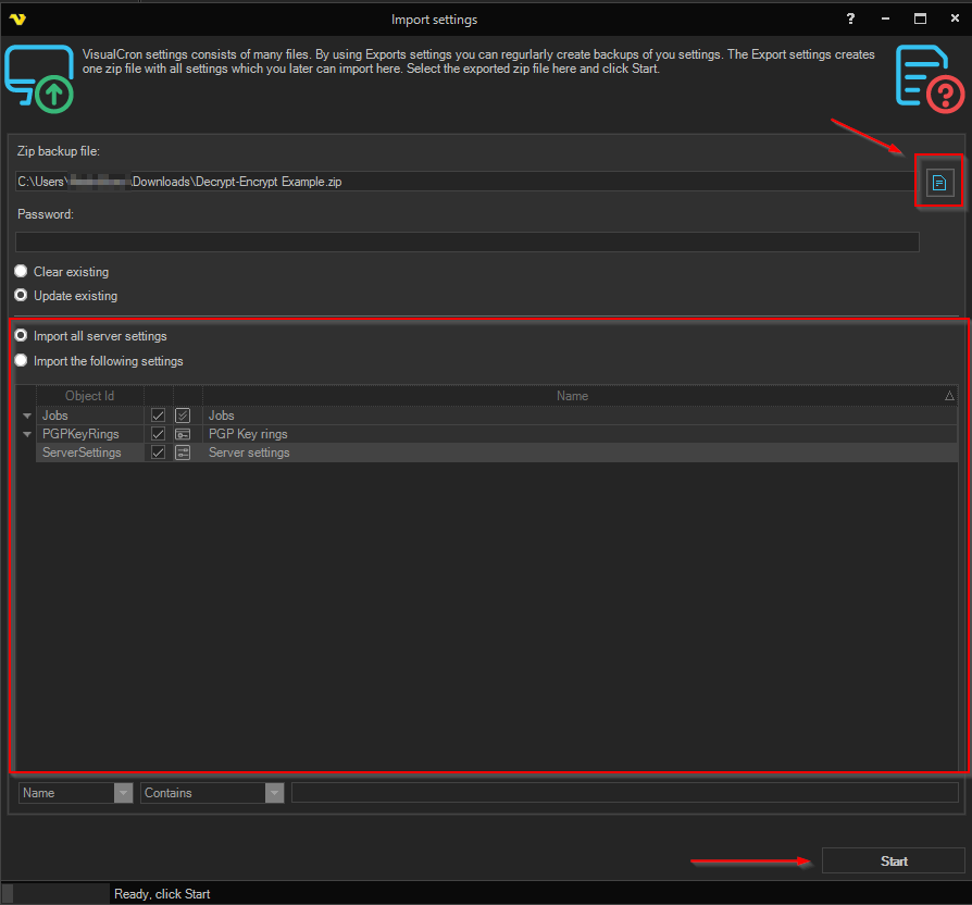 upgrading versions | VisualCron Documentation