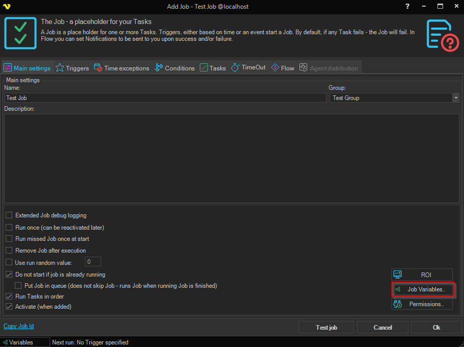job-variables | VisualCron Documentation