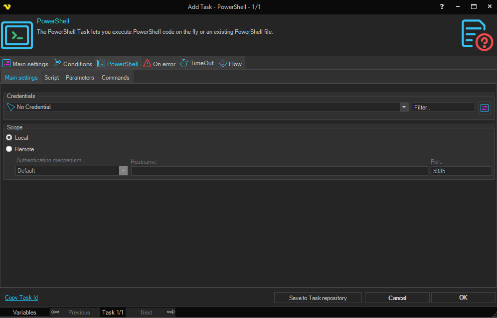 job-tasks-task-process-powershell | VisualCron Documentation