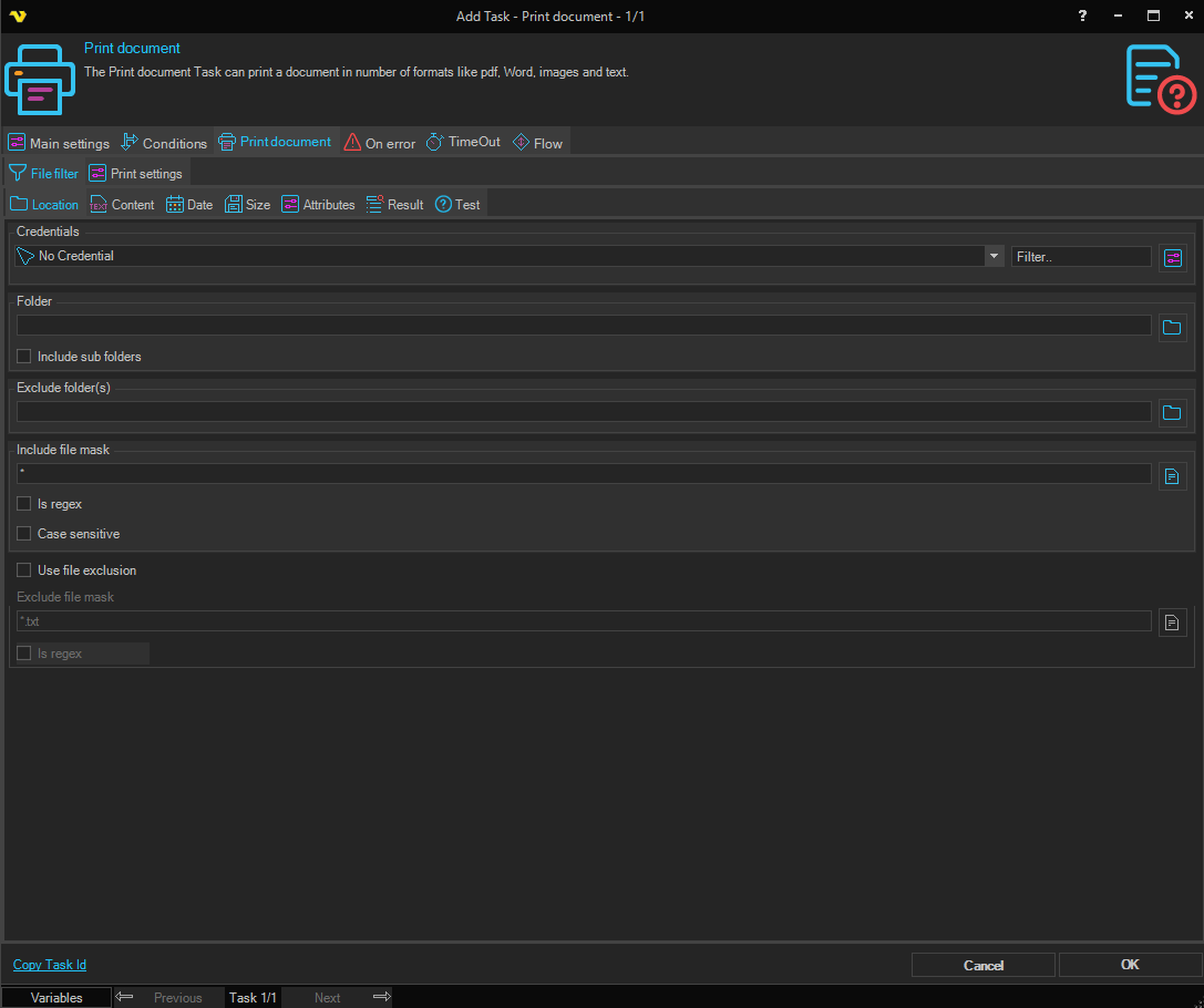print-document | VisualCron Documentation