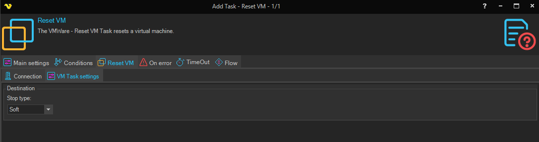 reset-vm | VisualCron Documentation