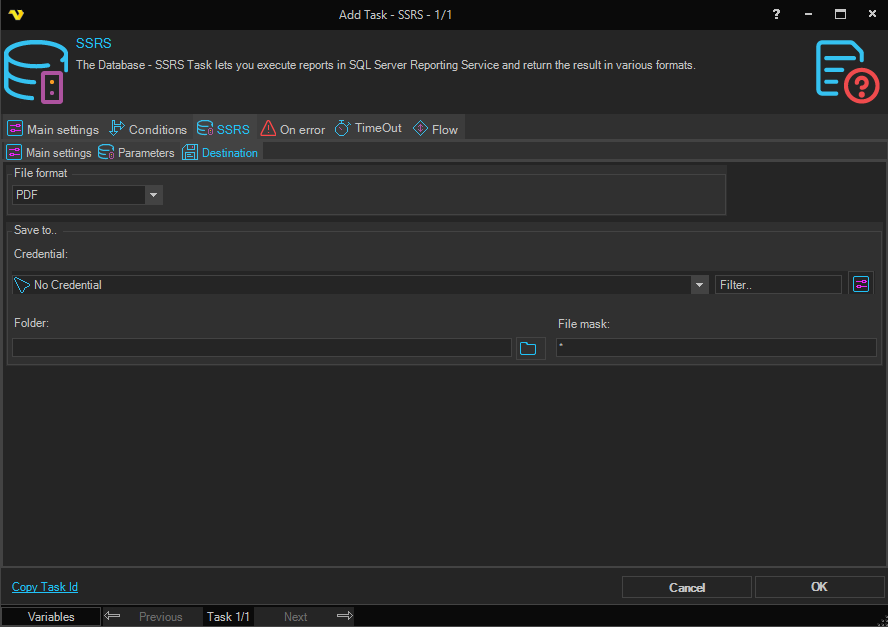 ssrs | VisualCron Documentation
