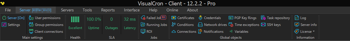 server | VisualCron Documentation