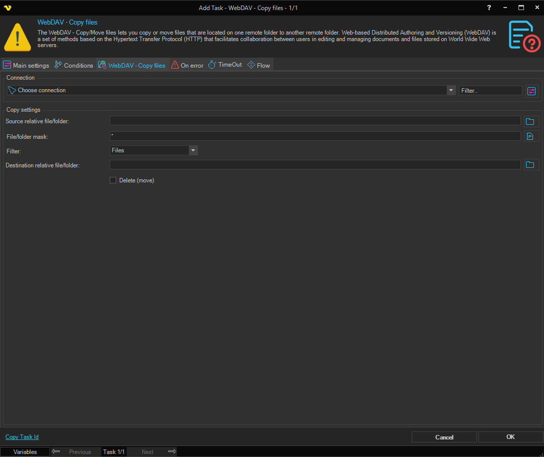 webdav-copy-files | VisualCron Documentation