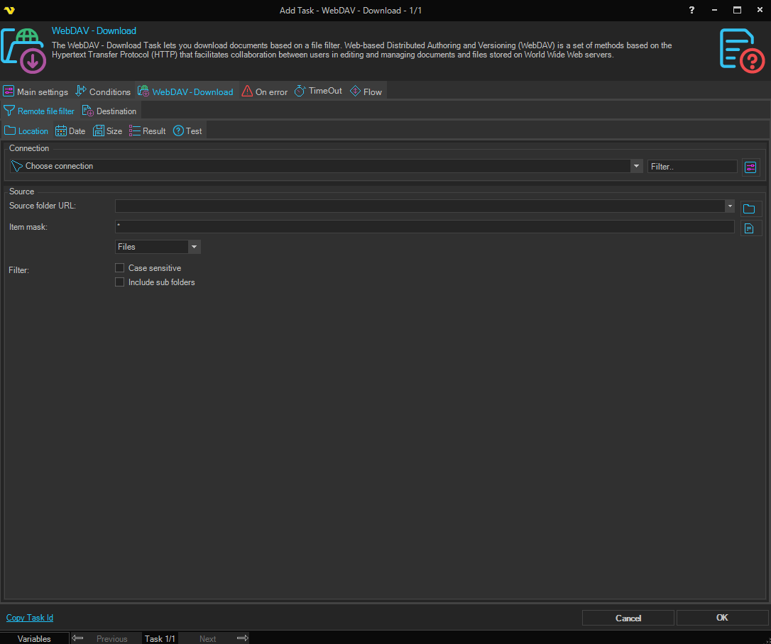 webdav-download | VisualCron Documentation