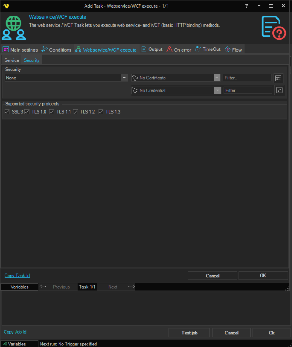 web-service-wcf-execute | VisualCron Documentation