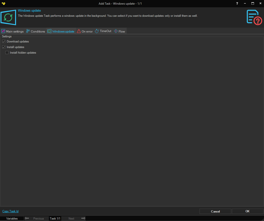windows-update | VisualCron Documentation